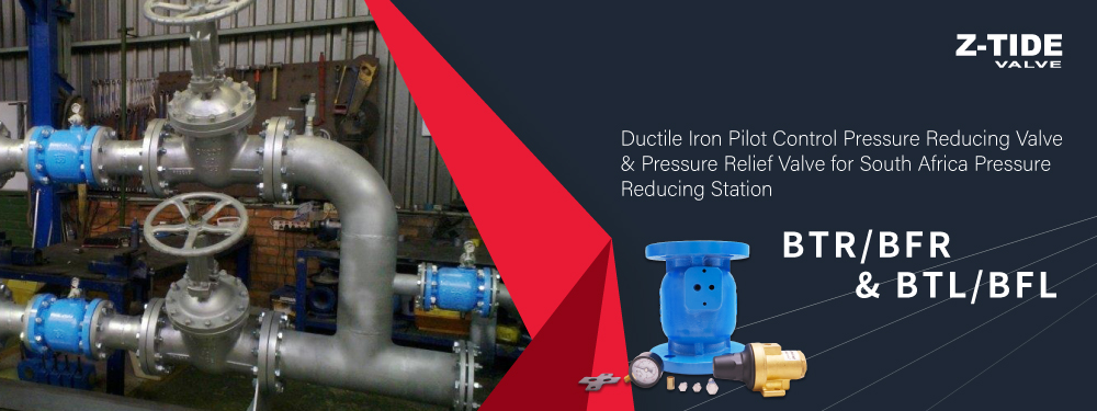 pressure relief and reducing valves at a South African mining pressure station Z-Tide pressure relief valves and pressure reducing valves at a South African mining pressure station